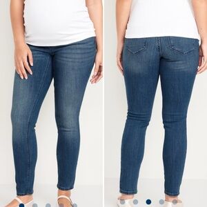 Old Navy Maternity Full-Panel Skinny Denim Jeans